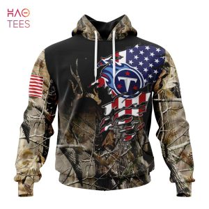 BEST NFL Tennessee Titans Special Camo Realtree Hunting 3D Hoodie