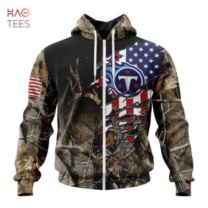 BEST NFL Tennessee Titans Special Camo Realtree Hunting 3D Hoodie