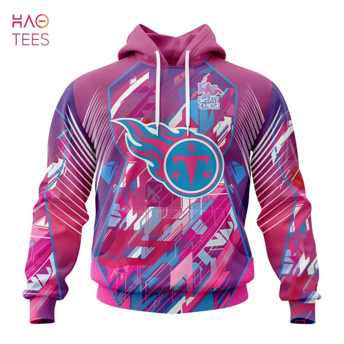 Titans Hoodie Cancer Awareness