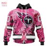 BEST NFL Tennessee Titans, Specialized Design I Pink I Can! Fearless Again Breast Cancer 3D Hoodie