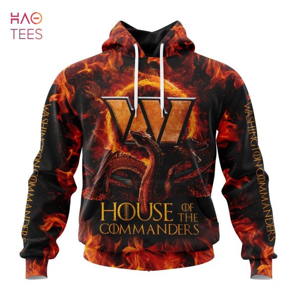BEST NFL Washington Commanders GAME OF THRONES – HOUSE OF THE COMMANDERS 3D Hoodie