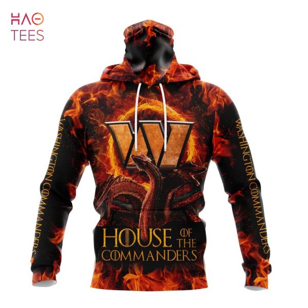 BEST NFL Washington Commanders GAME OF THRONES – HOUSE OF THE COMMANDERS 3D Hoodie