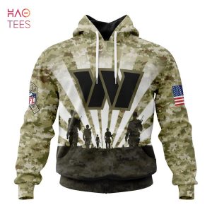 BEST NFL Washington Commanders Salute To Service – Honor Veterans And Their Families 3D Hoodie