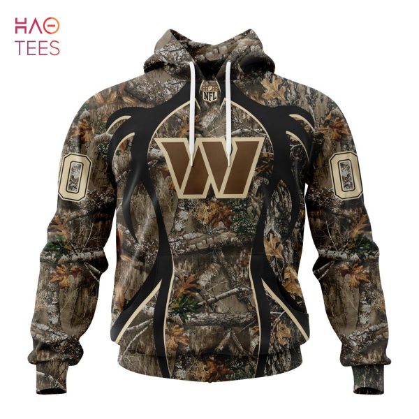 BEST NFL Washington Commanders, Speicla Camo Realtree Hunting 3D Hoodie