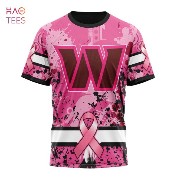 BEST NFL Washington Football Team, Specialized Design I Pink I Can! IN OCTOBER WE WEAR PINK BREAST CANCER 3D Hoodie