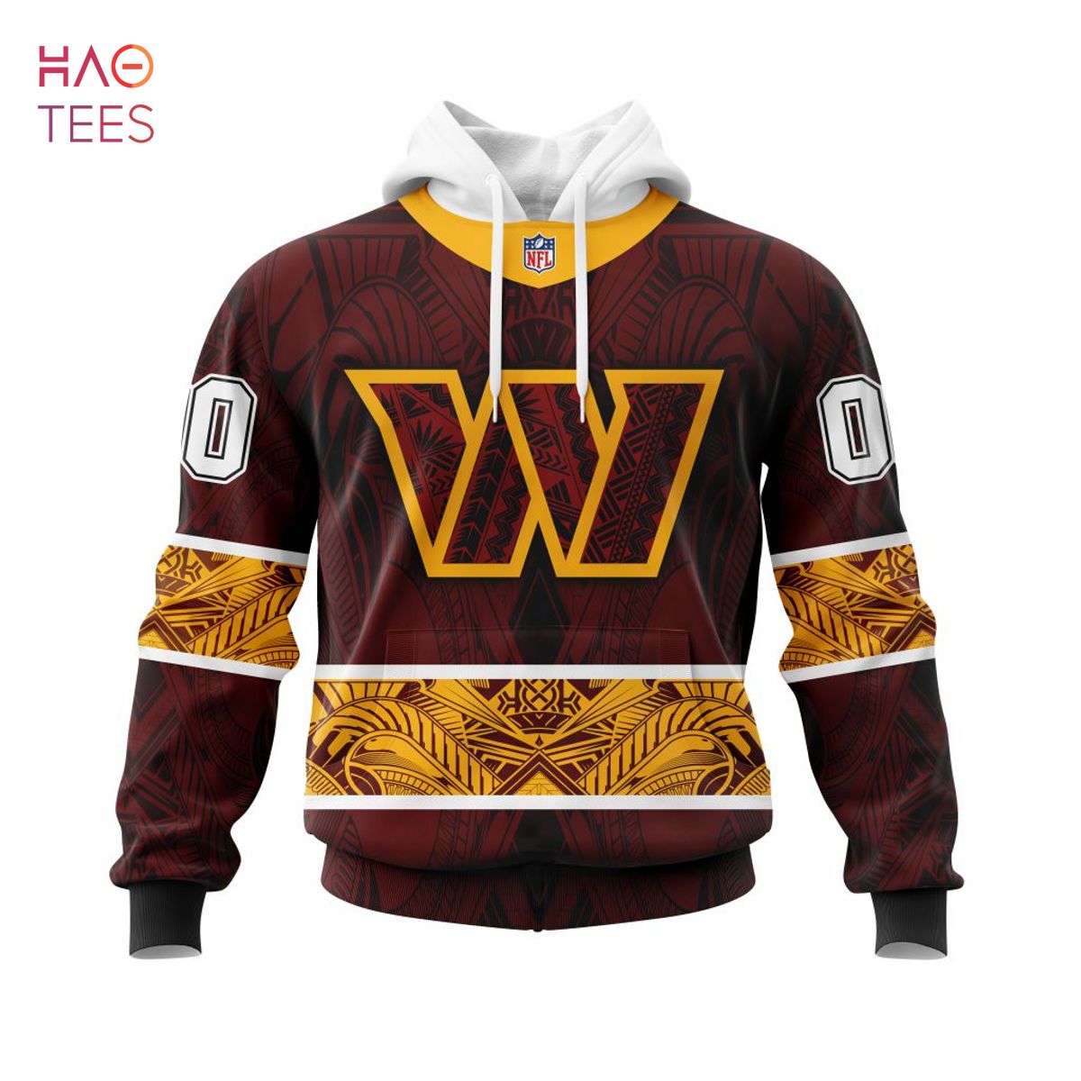 BEST NFL Washington Football Team, Specialized Native With Samoa Culture 3D Hoodie