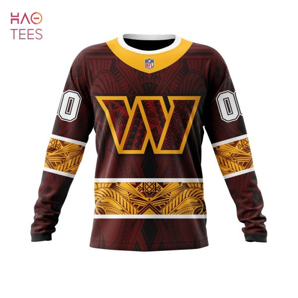 BEST NFL Washington Football Team, Specialized Native With Samoa Culture 3D Hoodie