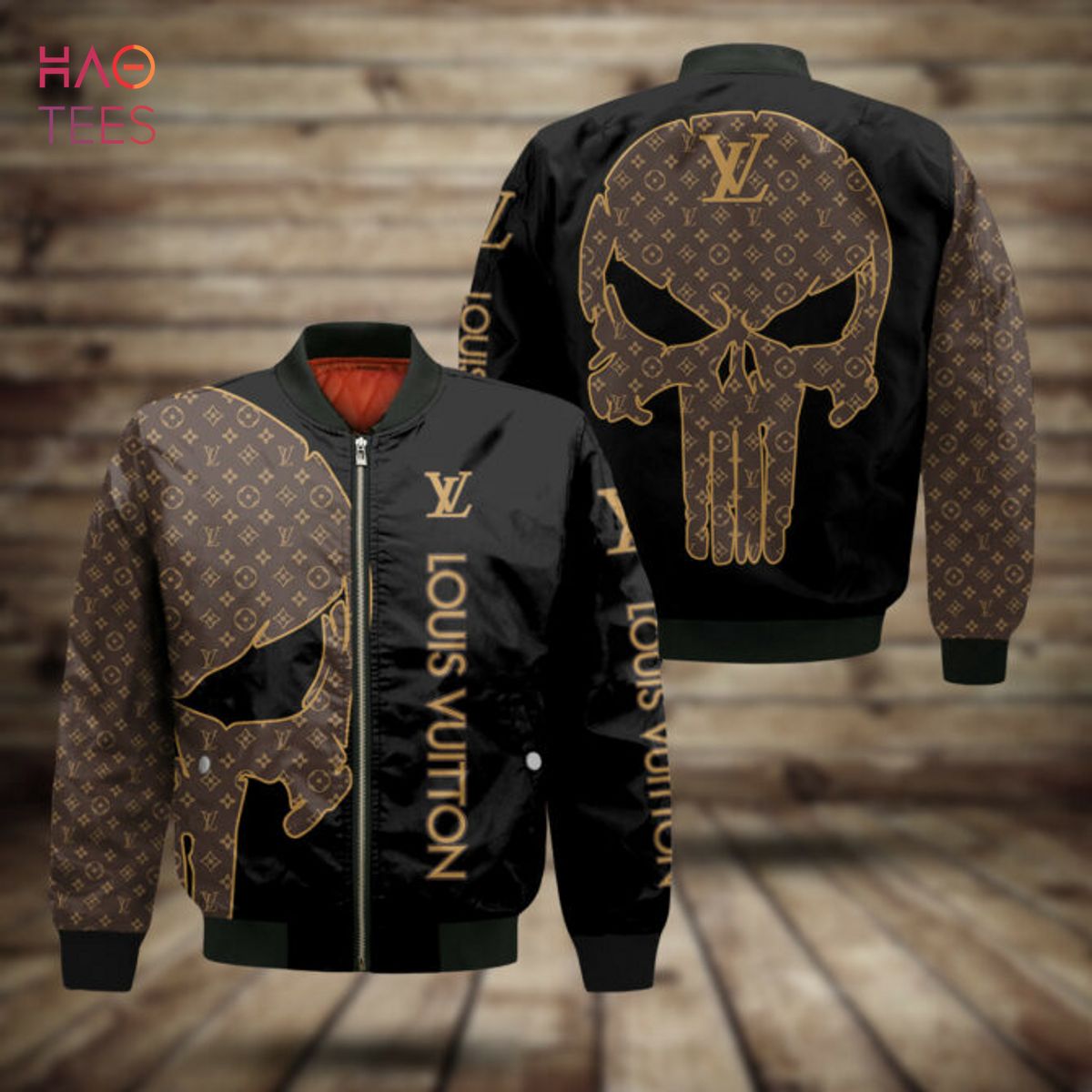 AVAILABLE Louis Vuitton Luxury Brand Printing Skull 3D Bomber