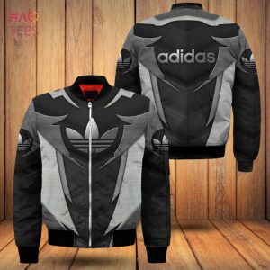 BEST Adidas Dark Color Luxury Brand Bomber Jacket Limited Edition