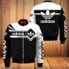 BEST Adidas Ombre Black Grey Luxury Brand Bomber Jacket Limited Edition