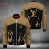 BEST Louis Vuitton Luxury Brand Dark Brown Bomber Jacket Limited Edition