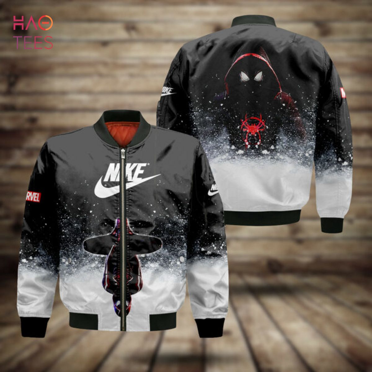 BEST Nike Luxury Brand Spiderman Bomber Jacket POD Design Luxury Store