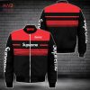 BEST Supreme Luxury Brand Red Mix White Bomber Jacket Limited Edition