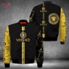 AVAILABLE Gucci Luxury Brand Brown Mix Black Bomber Jacket Limited Edition