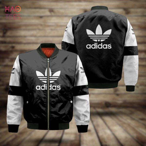 HOT Adidas Basic Pattern Logo Luxury Brand Bomber Jacket Limited Edition