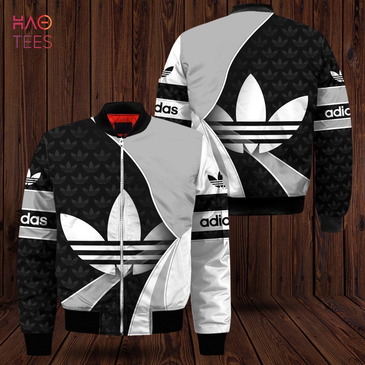 HOT Adidas Big Logo Luxury Brand Bomber Jacket Limited Edition