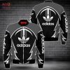 HOT Adidas Black Stripe Luxury Brand Bomber Jacket Limited Edition
