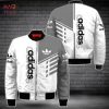 HOT Adidas Luxury Brand Full Printing Logo Bomber Jacket Limited Edition