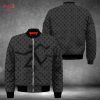 HOT Louis Vuitton Glod Mix Black Luxury Brand Bomber Jacket Limited Edition