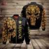 HOT Versace Luxury Brand Stripe Black Bomber Jacket Limited Edition