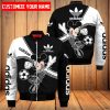 NEW Adidas Luxury Brand Black Color Bomber Jacket Limited Edition