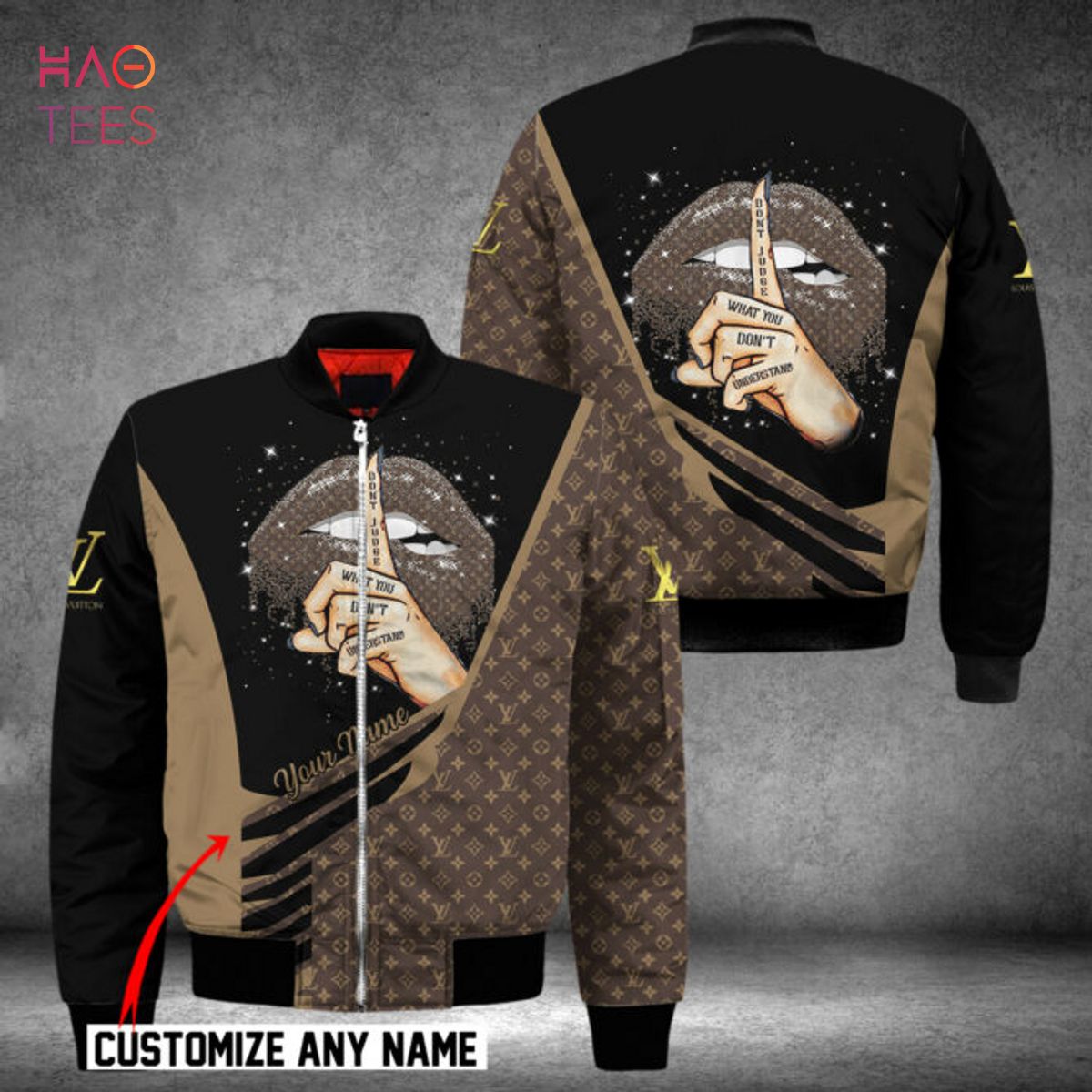 NEW Louis Vuitton Luxury Brand Printing 3D Pattern Bomber Jacket Limited Edition Luxury Store