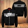 NEW Nike Luxury Brand Grey Mix Black Bomber Jacket Limited Edition