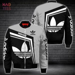 THE BEST Adidas Black Grey Luxury Brand Bomber Jacket Limited Edition THE BEST Adidas Black Grey Luxury Brand Bomber Jacket Limited Edition