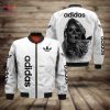 THE BEST Adidas Red Grey Black Luxury Brand Bomber Jacket Limited Edition