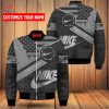 THE BEST Nike Luxury Brand Black Army Camouflage Bomber Jacket Limited Edition