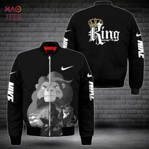 THE BEST Nike Luxury Brand Leon King Bomber Jacket POD Design