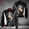 THE BEST Nike Luxury Brand Ombre Black Color Bomber Jacket POD Design