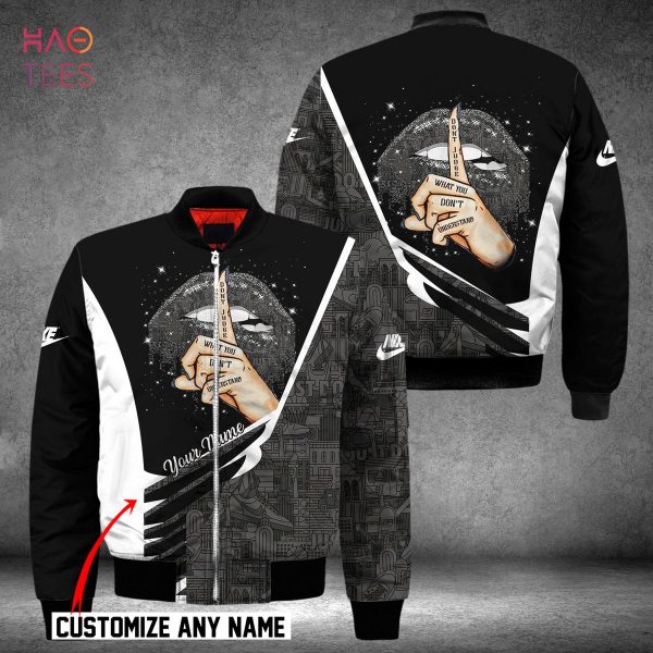THE BEST Nike Luxury Brand Printing 3D Pattern Bomber Jacket Limited Edition