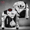 TRENDDING Adidas Full Printing Logo Luxury Brand Bomber Jacket Limited Edition