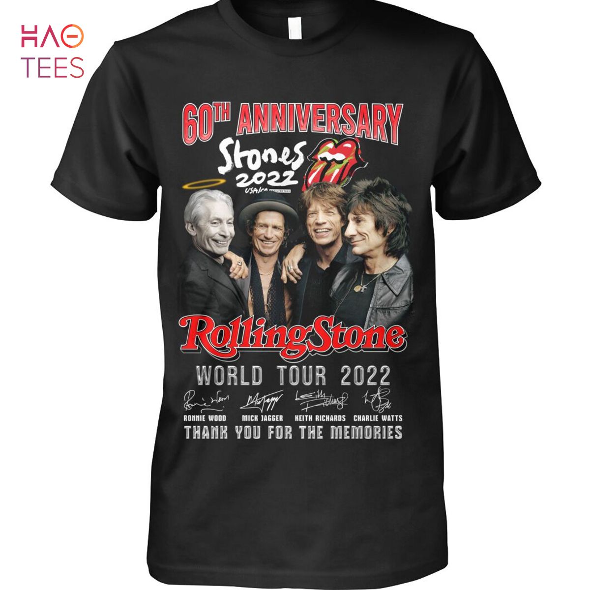60th Anniversary Rolling Stone World Tour 2022 Shirt