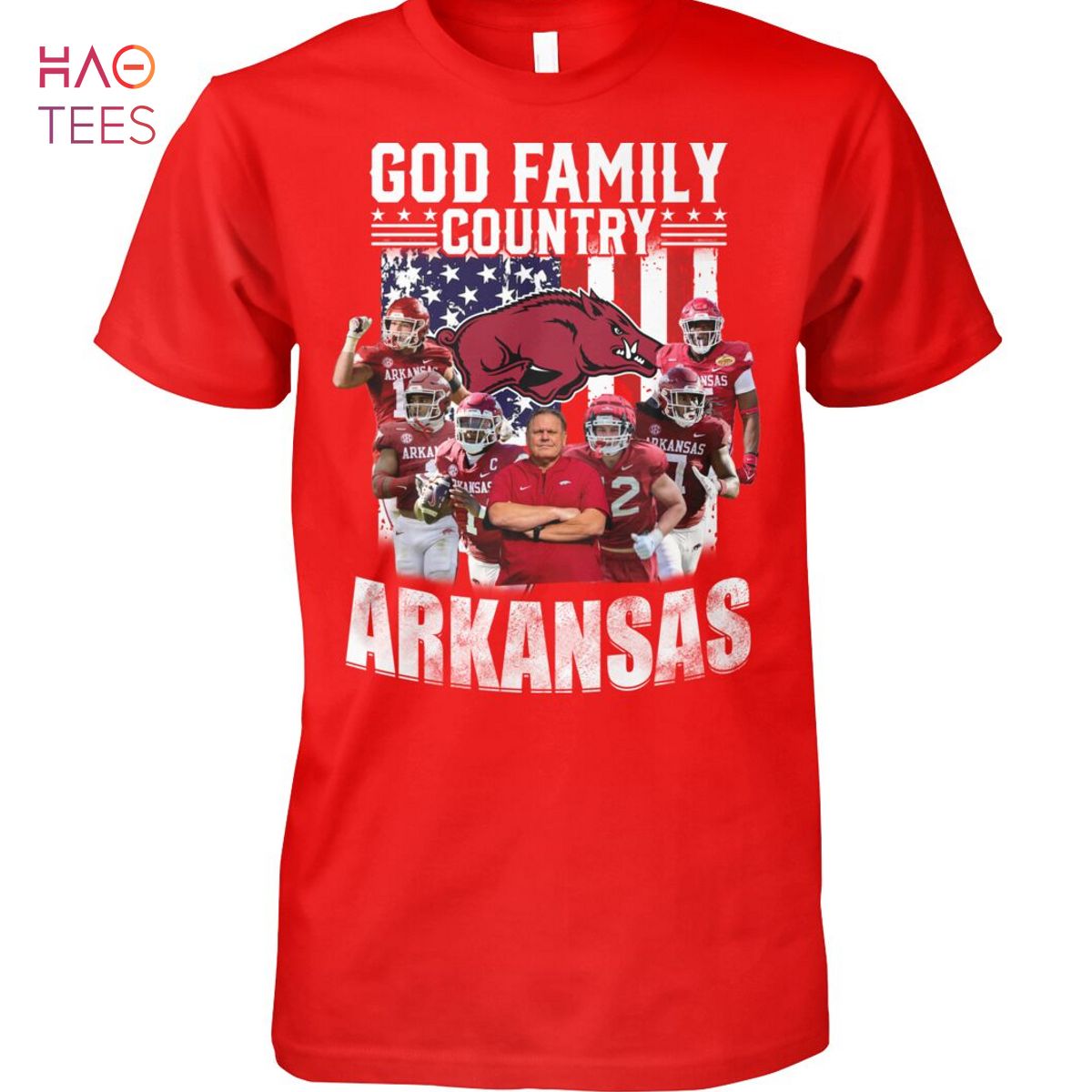 God Family Country  Arkansas Shirt