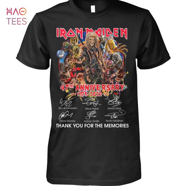 Iron MaiDen 47th Anniverary 1975-2022 Shirt