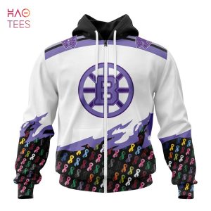 BEST NHL Boston Bruins Specialized Kits In OCTOBER WE STAND TOGETHER WE CAN BEAT CANCER