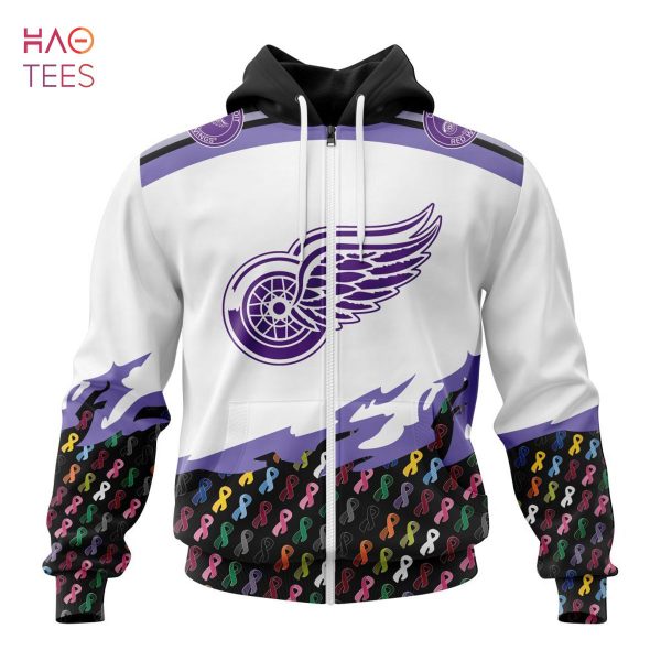 BEST NHL Detroit Red Wings, Specialized Kits In OCTOBER WE STAND TOGETHER WE CAN BEAT CANCER