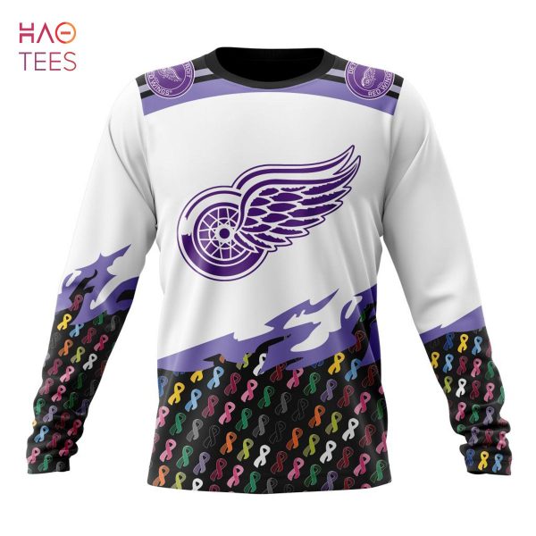 BEST NHL Detroit Red Wings, Specialized Kits In OCTOBER WE STAND TOGETHER WE CAN BEAT CANCER