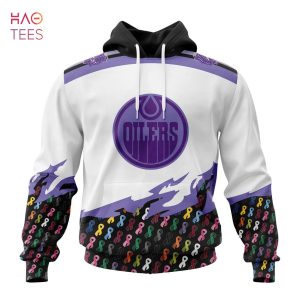 BEST NHL Edmonton Oilers, Specialized Kits In OCTOBER WE STAND TOGETHER WE CAN BEAT CANCER