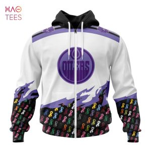 BEST NHL Edmonton Oilers, Specialized Kits In OCTOBER WE STAND TOGETHER WE CAN BEAT CANCER