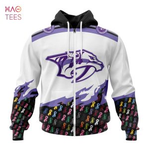 BEST NHL Nashville Predators, Specialized Kits In OCTOBER WE STAND TOGETHER WE CAN BEAT CANCER