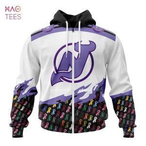 BEST NHL New Jersey Devils, Specialized Kits In OCTOBER WE STAND TOGETHER WE CAN BEAT CANCER
