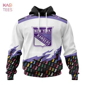 BEST NHL New York Rangers, Specialized Kits In OCTOBER WE STAND TOGETHER WE CAN BEAT CANCER