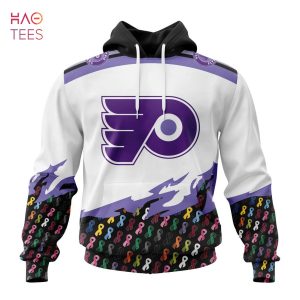 BEST NHL Philadelphia Flyers, Specialized Kits In OCTOBER WE STAND TOGETHER WE CAN BEAT CANCER