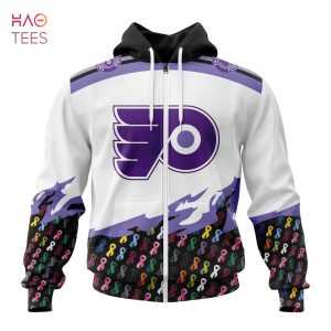 BEST NHL Philadelphia Flyers, Specialized Kits In OCTOBER WE STAND TOGETHER WE CAN BEAT CANCER