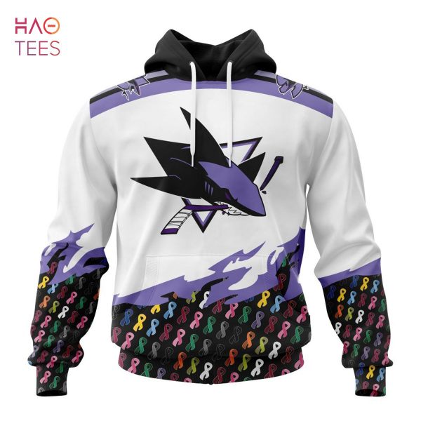 BEST NHL San Jose Sharks, Specialized Kits In OCTOBER WE STAND TOGETHER WE CAN BEAT CANCER