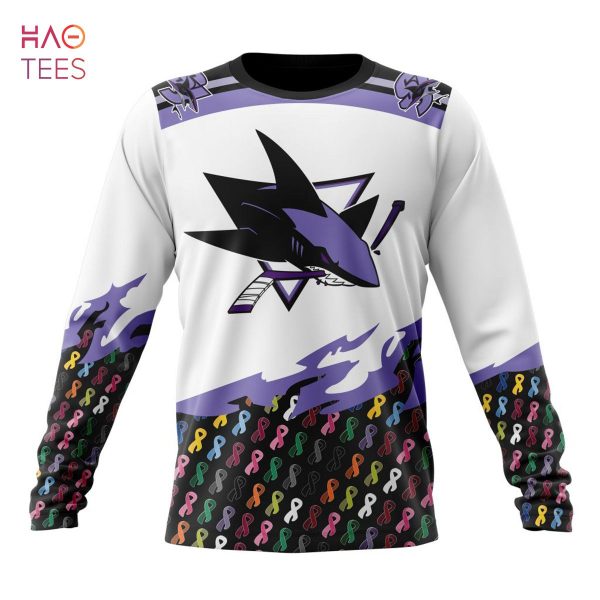 BEST NHL San Jose Sharks, Specialized Kits In OCTOBER WE STAND TOGETHER WE CAN BEAT CANCER