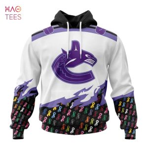 BEST NHL Vancouver Canucks, Specialized Kits In OCTOBER WE STAND TOGETHER WE CAN BEAT CANCER